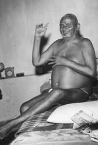 nityananda on bed