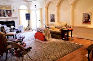 Ashram meditation hall 3