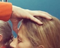 Shaktipat hand on head