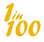 1 in 100