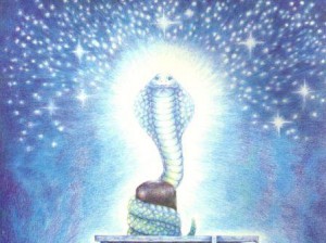 blue Kundalini cobra